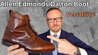 The VERSATILITY Of ALLEN EDMONDS Dalton Dress Boots [upl. by Jonie]