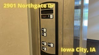 Low Pitch  Schindler 330A Hydraulic elevator at 2901 Northgate Dr in Iowa City IA [upl. by Ribal364]