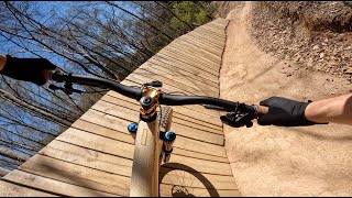 Ballantyne District Park  The wall ride and new jumps [upl. by Eidoj]