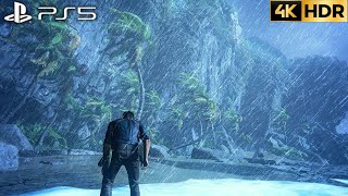 Uncharted 4 A Thiefs End PS5 4K HDR Gameplay Chapter 13 Marooned [upl. by Salvay]