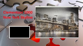 Clementoni 1000 New York Skyline [upl. by Amoakuh]