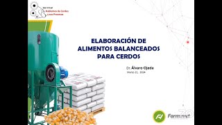 Hablemos de Cerdos y sus Procesos Día 10  Elaboración de alimentos balanceados para cerdos [upl. by Elder]