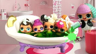 LOL Surprise Dolls Sleepover at Prankstas House💤Nighttime Routine✨ Family 😵Barbie 💗Toys amp Dolls [upl. by Alina838]