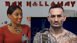 New MMA Fan Reacts to Max Holloway Highlights [upl. by Aissatsan]