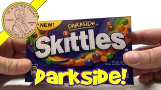 Skittles Darkside Bite Size Candies USA Candy Tasting The Other Side Of The Rainbow [upl. by Brocklin289]