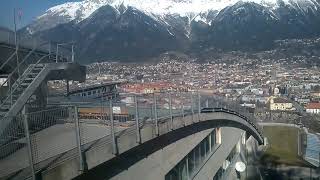 Riding the funicular lift at Bergisel Innsbruck  part 2 [upl. by Karlotta]