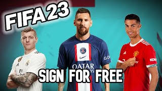 PLAYERS TO SIGN FOR FREE ON FIFA 23 CAREER MODE Season 1 Pre Contract [upl. by Fawnia]