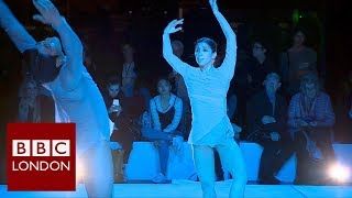 The Royal Ballet in a disused warehouse  BBC London News [upl. by Gambrell]