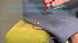 Vlek verwijderen op meubelstof en textiel nano coating beschermt kleding en stoffen [upl. by Ulita]