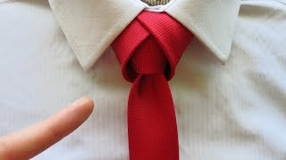 How to tie a tie  Tulip necktie knot tutorial [upl. by Aihsas702]