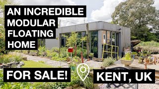 A Unique Modular Floating House  Conyer  Kent  forsale [upl. by Elisha856]