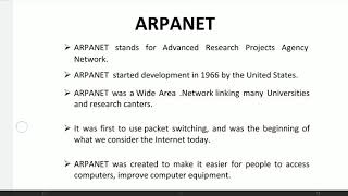 ARPANET DETAILS  CN [upl. by Ahseik726]