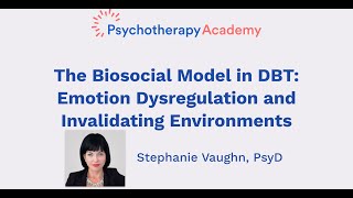 The Biosocial Model in DBT Emotion Dysregulation and Invalidating Environments [upl. by Noland316]