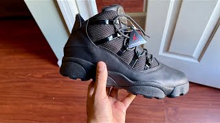 Jordan Winterized 6 Rings Boots Review Sizing and On Feet [upl. by Ynnavoig867]