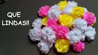 Diy  Flor de papel seda [upl. by Giglio]