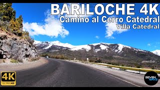 4K BARILOCHE  CAMINO AL CERRO CATEDRAL  VILLA CATEDRAL  PATAGONIA [upl. by Skillern926]