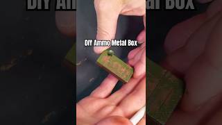 How to do your Own Miniature Metal Ammo Box ww2 scalemodeling shorts 😉 [upl. by Wall]