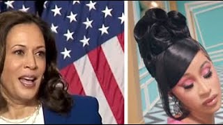 Kamala Harris Was Embarrassed By Cardi B😂 [upl. by Midis]