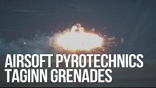 Airsoft Pyrotechnics TAGinn Grenades amp Pyrotechnical Projectiles  AirSplat Preview [upl. by Annohsak]