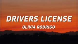 Olivia Rodrigo – drivers license Lyrics [upl. by Earla]