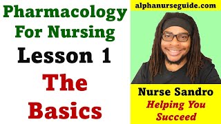 Pharmacology For Nursing Students  Lesson 1 Introduction to Pharmacology  Pharmacology Chapter 1 [upl. by Berardo]