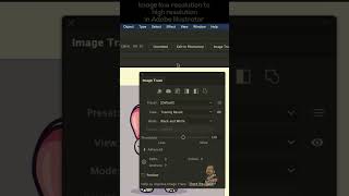 Image Trace in Illustrator imagetrace illustrator vector trending graphiceffects [upl. by Noicnecsa]