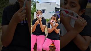 Lips hack using tissue ahhh😱TomampJerry 🤣DiyaIshwarya shorts viralvideo [upl. by Aveer]