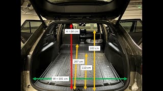 BOOT DIMENSIONS  TOYOTA COROLLA TOURING ESTATE 2023 [upl. by Curley]