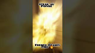 Steak au Poivre Brandy Fireball Steak fire flambé Brandy [upl. by Analiese]