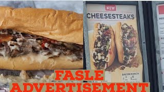 Arbys New Bacon Ranch Cheesesteak Review [upl. by Yboj900]