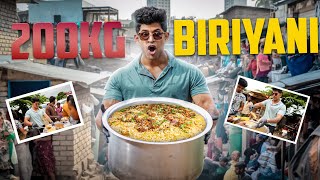 200 KG Biryani Donation in BENGALURU ಸ್ನೇಹಿತರೇ  ShravanRajani BLESSED🥹💯 [upl. by Fougere]