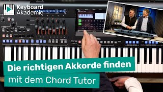 So findest Du die richtigen Akkorde mit dem Chord Tutor  Genos 12 amp PSRSX [upl. by Semmes]