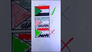 رسمت أعلام الدول العربية كلها💪😁 رسم علم السعودية 🇸🇦 رسم palestine makeuptutorial السعودية art [upl. by Geirk538]