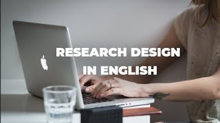 research design notes in english [upl. by Rorke]