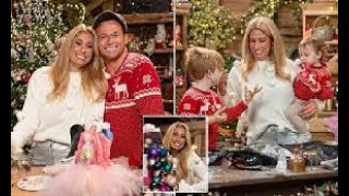 Stacey Solomon cosies up to husband Joe Swash in festive jumpers as she shares her crafting skills [upl. by Henley]