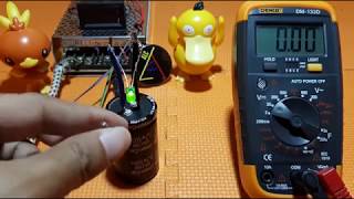 Super Capacitor 27V 500F Test Charger dan Discharger Pengganti Baterai [upl. by Ervine684]