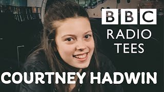 Courtney Hadwin  BBC Radio Tees Interview for Happy Xmas War is Over [upl. by Andri]