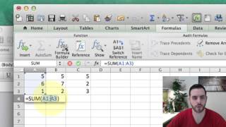 How to Sum an Entire Column or Row in Excel [upl. by Ative]