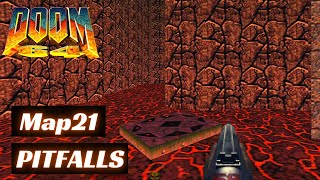 Doom 64 100 Walkthrough Map21 Pitfalls [upl. by Reuven944]