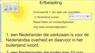 Belastingrecht Erfbelasting [upl. by Fuller]