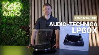 AudioTechnica LP60X Fully Automatic Turntable Product Overview [upl. by Innep]