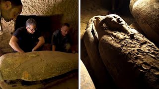 Archeologists opened an egyptian mummy coffin after 2500 years what they found shocked the world [upl. by Lehcem]