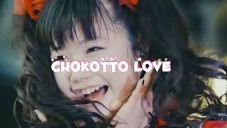 YUIMETAL  Chokotto Love sped up [upl. by Petronella]