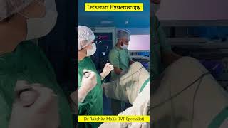 Hysteroscopy procedure before Embryo Transfer in IVF by Dr Rakshita Malik ivfspecialist doctor [upl. by Honniball744]