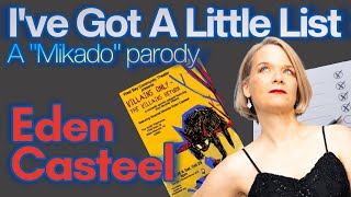 Eden performs Ive Got a Little List Parody for VILLAINS ONLY mikado gilbertandsullivan cabaret [upl. by Erbua]