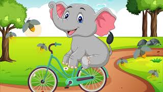 AK MOTA HATHI POEM AK MOTA HATHI SONG PLAY SONG PLAYSCHOOLNURSARY POEM KIDS VIDESBABY VIDEO [upl. by Rahmann]