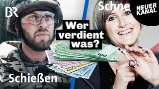 Ausgepackt Macht die Bundeswehr reich Was verdient eine Friseurin  Beruf  Lohnt sich das  BR [upl. by Isus]