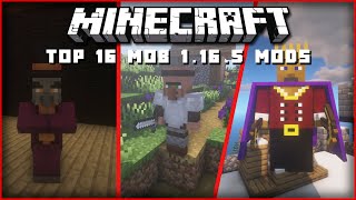 Top 16 Minecraft 1165 Mods that Add Mobs Creatures amp Animals FORGE [upl. by Eirased]