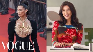 Bella Hadid Breaks Down 15 Looks From 2015 to Now  Life in Looks  Vogue [upl. by Esinaej627]