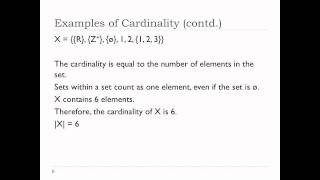 Sets Cardinality Subsets and Power Sets [upl. by Atinna]